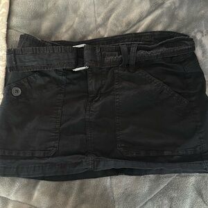 Garage Black Mini Skirt